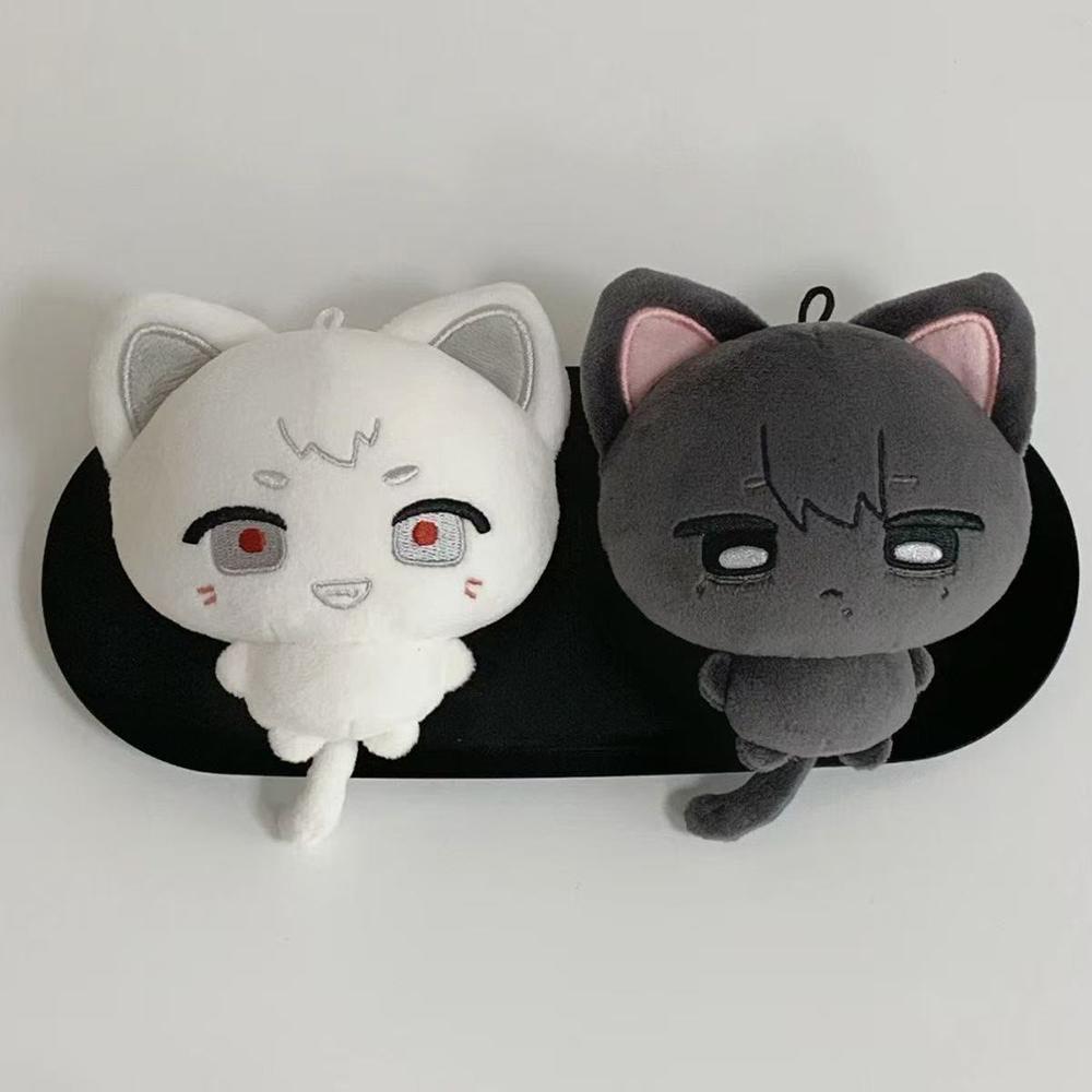 Anime The Summer Hikaru Died Cotton Toys Cat 10cm Cartoon Kido Hikari Tsujinaka Yoshiki Plush Doll Pendant Backpack Toys Gifts