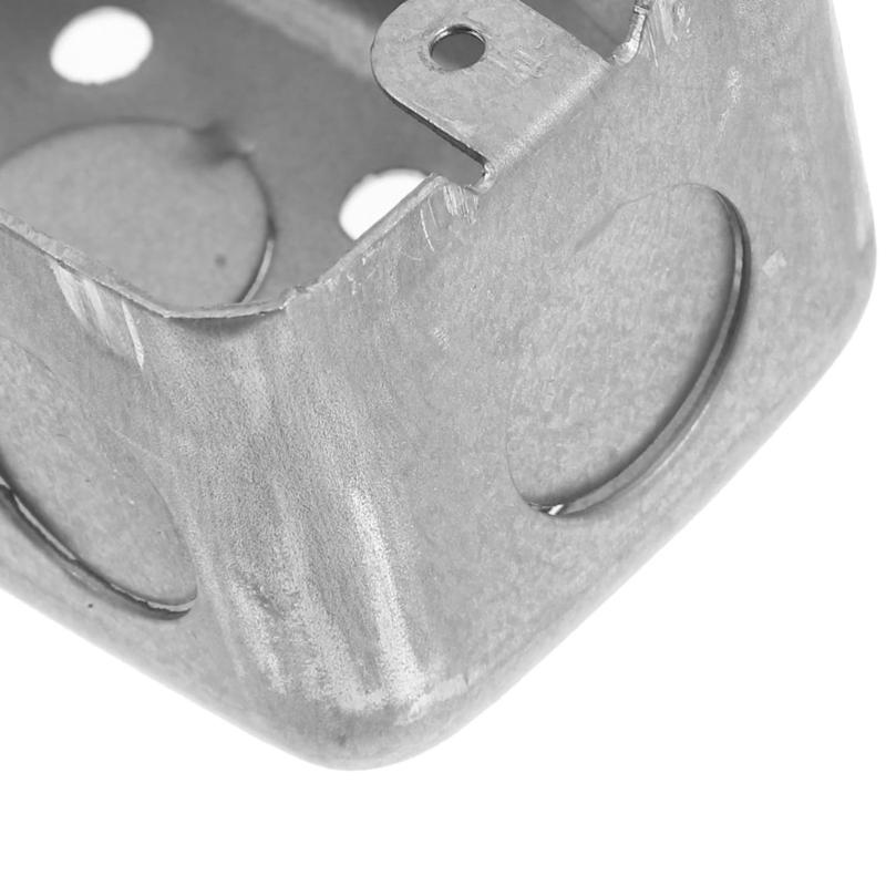 US Standard Metal Outlet Box with Galvanized Irons Construction Precise 81mm Screw Spacing and Corrosion Resistance