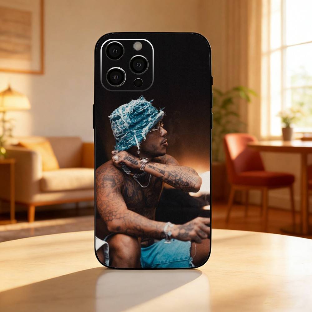 S-Sfera E-Ebbasta Singer Phone Case For iPhone17,16,15,14,13,12 Plus,Max Soft Silicone Black Cover