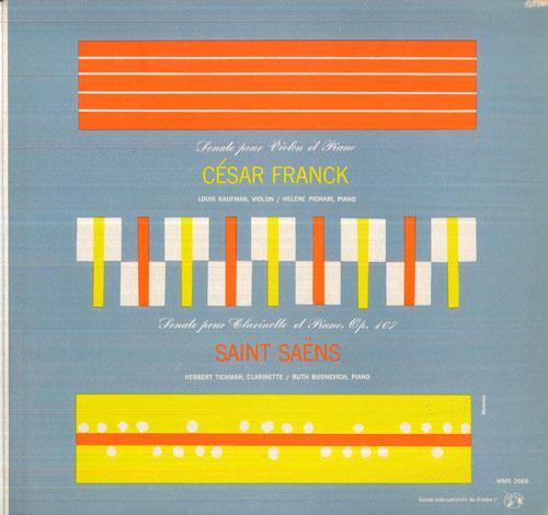 

LP Record LOUIS KAUFMAN, HELENE PIGNARI / HER - Franck Sonate Pour Violon Et Piano MMS2066 GUILDE INTERNAT 1954 France Classical Used