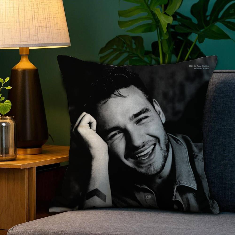 Singer L_Liam Payne Pillow Case Sofa Living Room Bedroom Double-sided Printing Square Cushion Nap Time Pillow Case