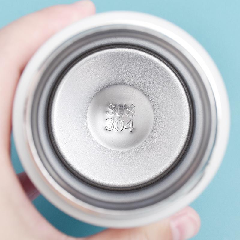 350/500ML Einfache Frosted Thermos Tee Tasse Tragbare Edelstahl Isolierte Wasser Flasche Reise Auto Trinken Vakuum Tasse