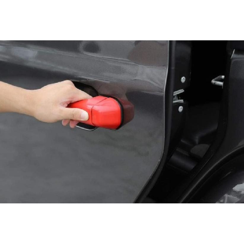 4x Red Exterior Door Handle Decor Cover Trim for Jeep Wrangler JL 2018+/JT +