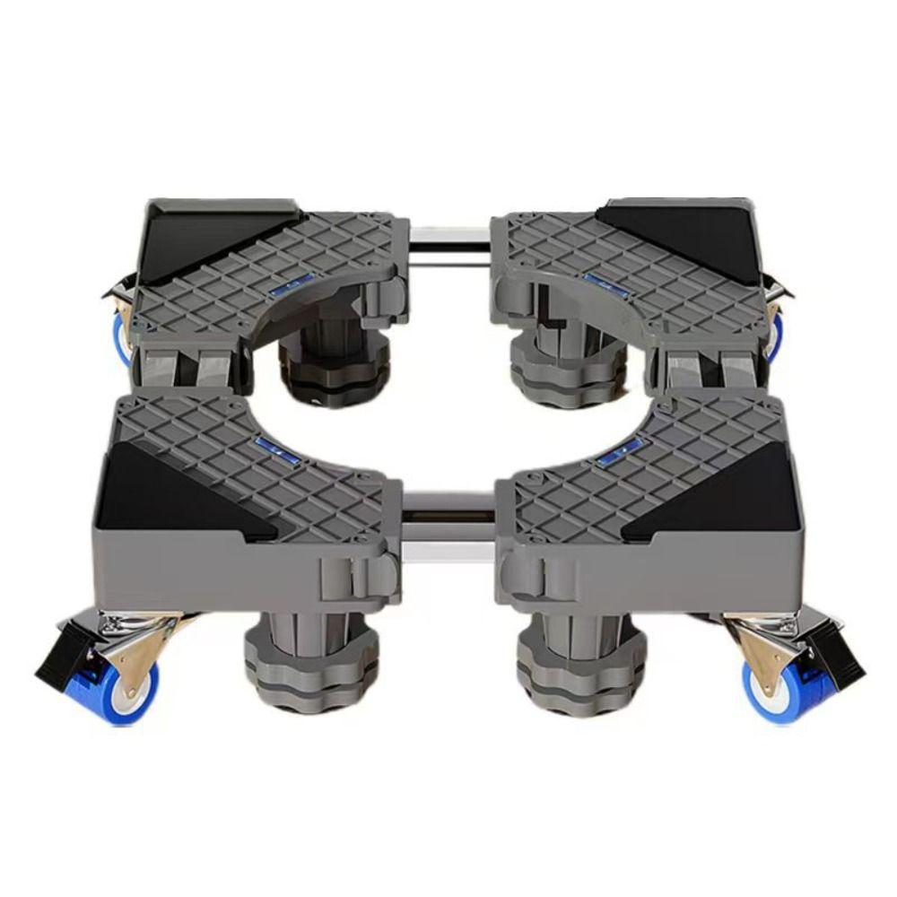 4 Locking Wheels Washer Stand with 4 Strong Feet Strong Feet Supports Mini Fridge Holder Universal