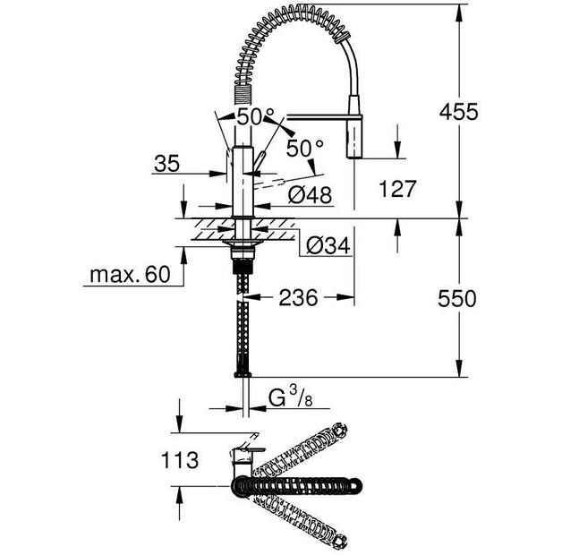 Mixer Grohe Get 30361000