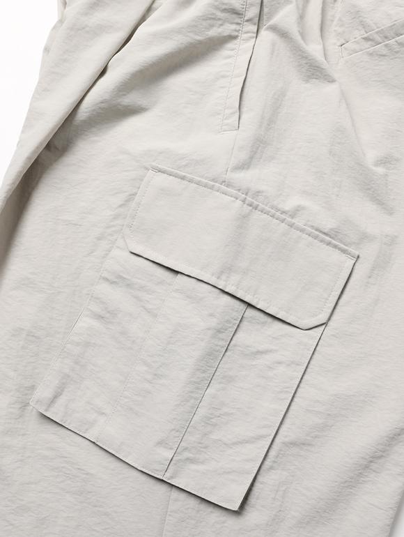 UCLA Unisex Full Elastic Waist Synthetic Fiber Wide Pants [Lt-Beige](Ua3Lp82_23)