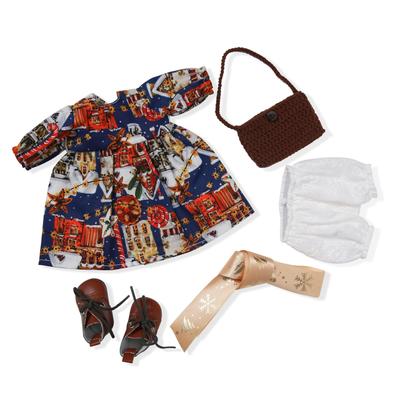BlissfulPixie Handmade Waldorf Doll Clothes 30cm Clothes Set Lovely Box Girls Christmas Birthday Gift Olivia Clothes Accessories -