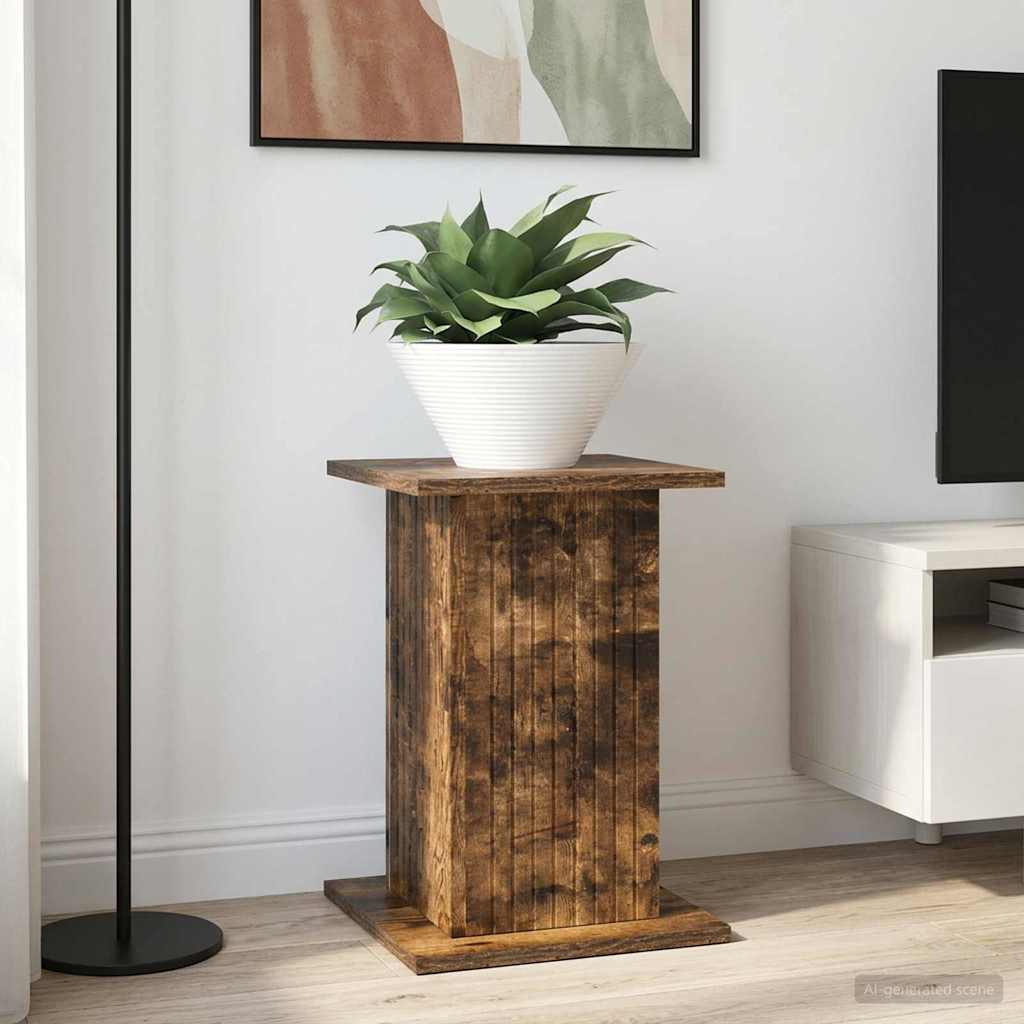 Plant Stand Smoked Oak 30.5 X 30 X 43 Cm