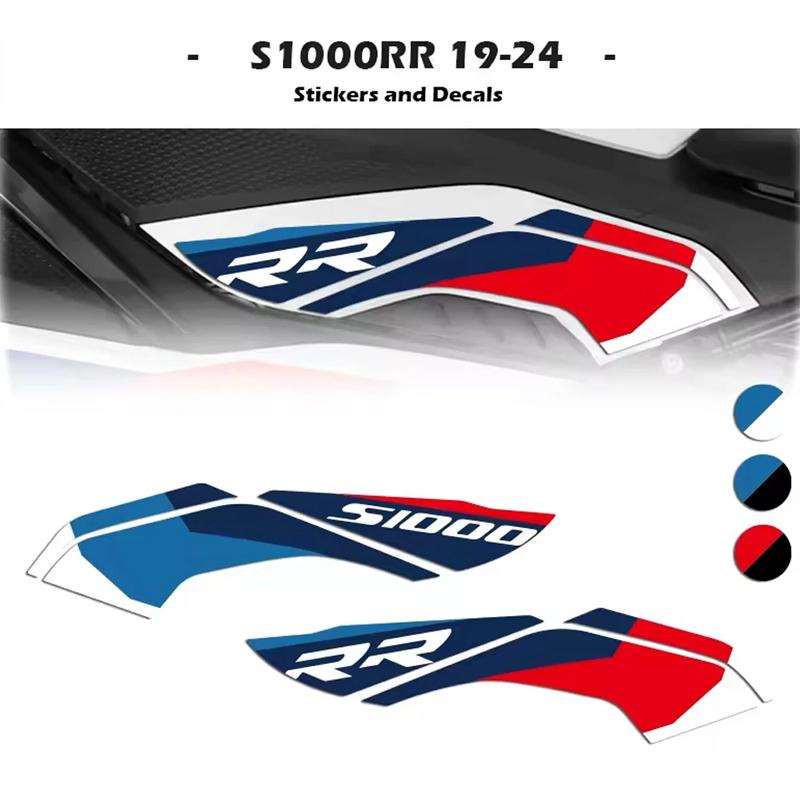 Motorcycle Fairing Shell Sticker Lower Knee Paint Decals For BMW S1000RR S1000 RR S 1000 RR 2019 2020 2021 2022 2023 2024