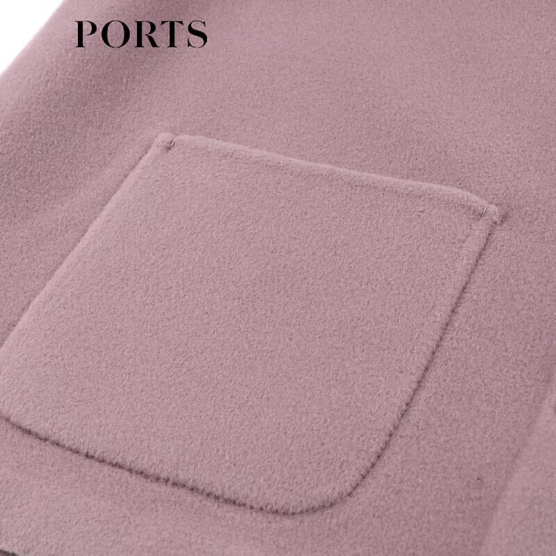 PORTS Women's Elegant Wool Cashmere Short Coat