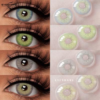 1 Pair Colored Contact Lenses Blue Lenses Natural Gray Pupils Green Fashion Lenses Brown Contact Lenses Every Year