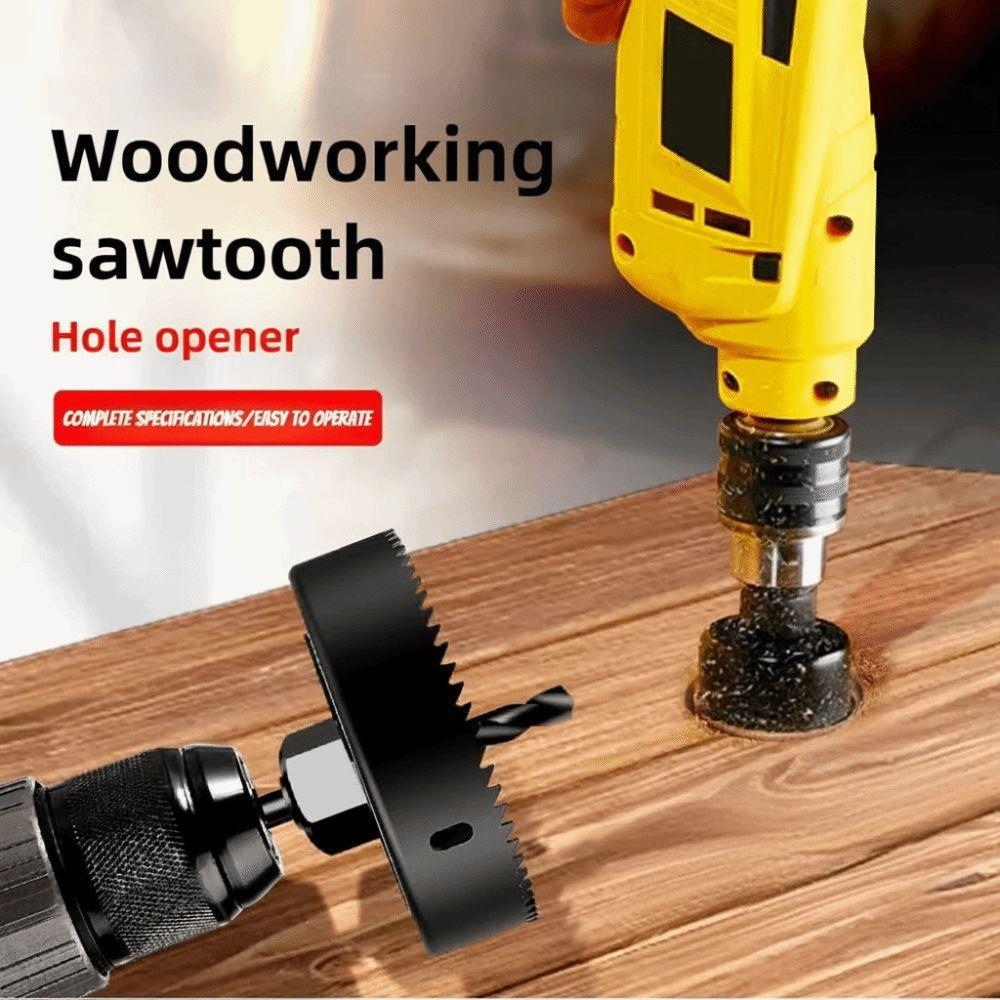 19-127 mm Size Cutting Set Kit Round Case Wood Cutter Hole Opener Bit  Sheet Metal