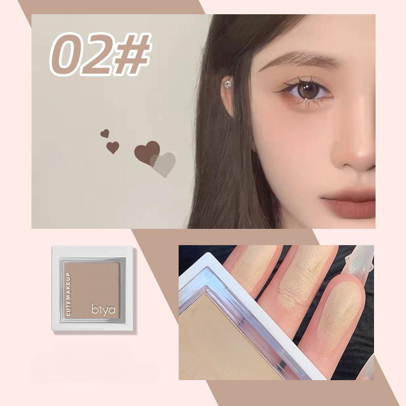 

Однотонная палитра румян-хайлайтеров, молочно-абрикосовый цвет, натуральный нюдовый макияж, естественная контурирующая палитра румян для загорелых женщин.