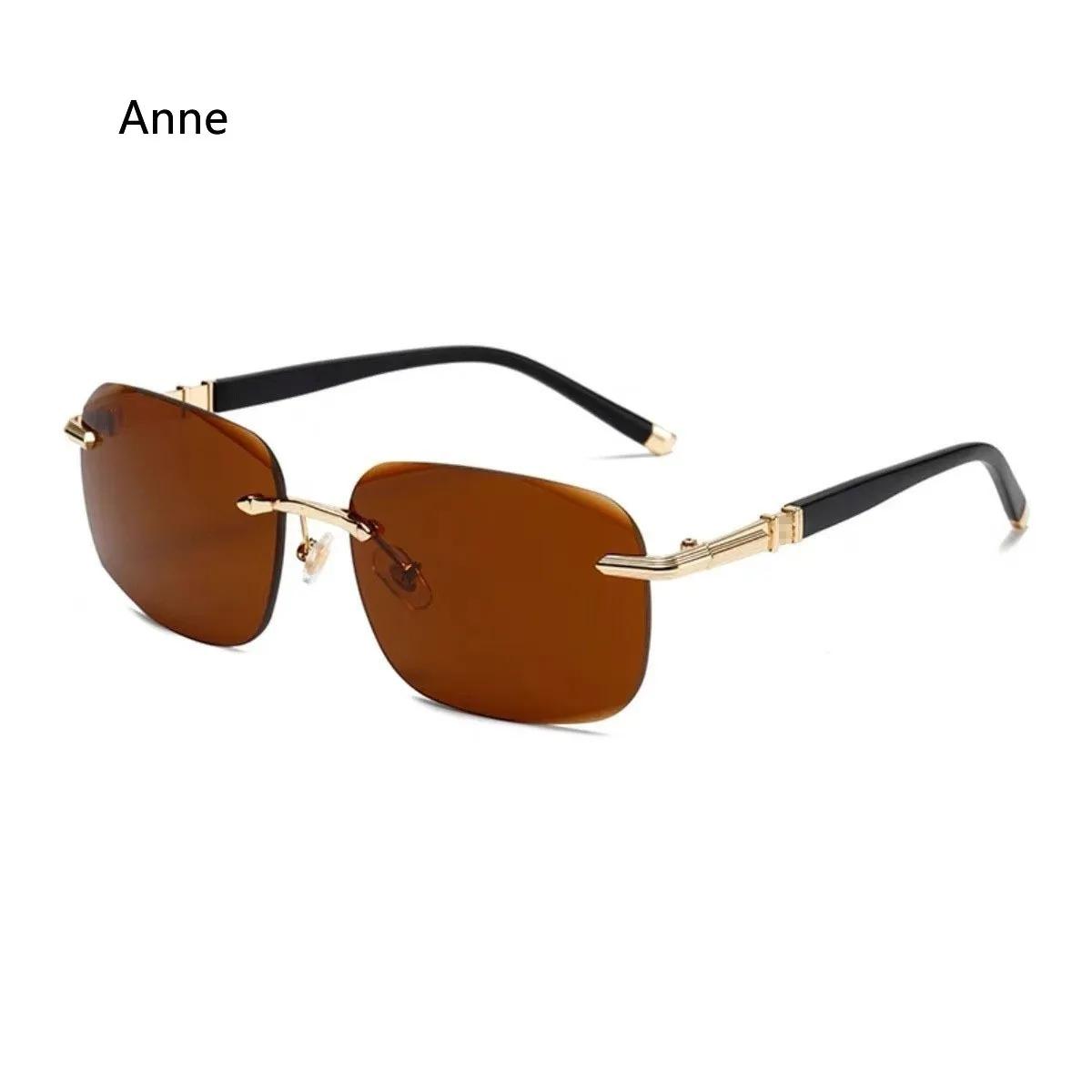 

Американская роскошь Бескаркасные солнцезащитные очки для женщин мужчин Отпуск Повседневная мода Солнцезащитные очки Классические Уличные Винтажные Солнцезащитные очки