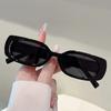Rectangle Sunglasses Women Fashion Outdoor Casual Shades  New Ins Trendy Korean Style Brand Design Decor Sun Glasses