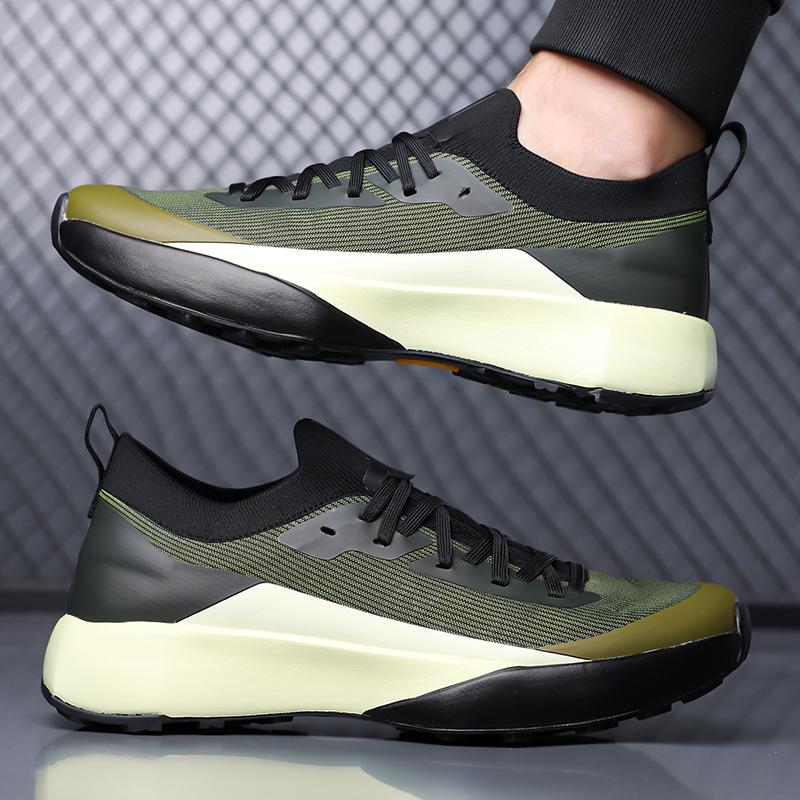 Summer Men's Mesh Sneakers new Lightweight Walking Shoes Breathable Running Shoes Non-Slip Casual Sports Shoes for Men