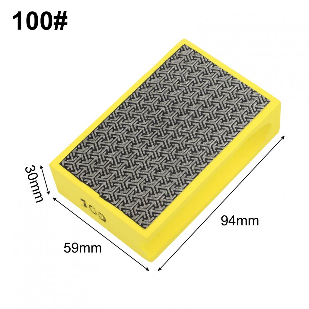 Polishing Pad Polishing Hand Pad 100# 400# 60# 90x55mm