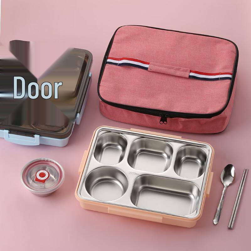 5-Compartment 304 Stainless Steel Insulated Lunch Box