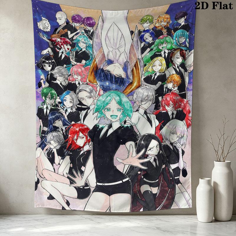 Land Lustrous Wall Tapestry Aesthetic Wall Hanging Printed Fabric Blanket Decorative Tapestries For Bedroom Living Room Home Decor