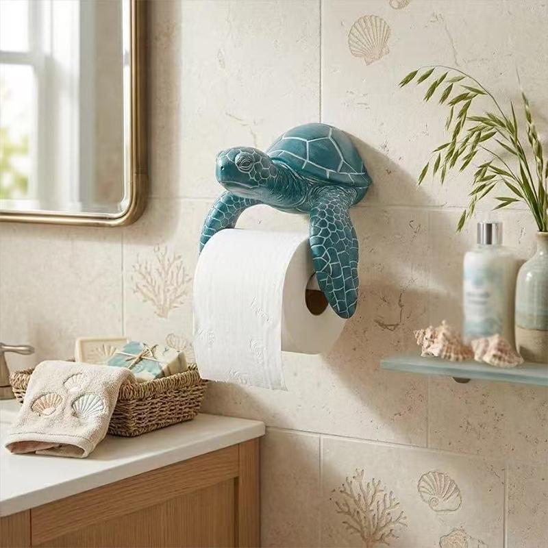 Portarotolo Carta Igienica Tartaruga Marina Cartone Animato Divertente Porta Rotolo Carta Igienica Bagno Novità Carino Supporto Per Casa Cucina Bagno