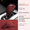 For Mg GT MG5 MG6 HS Accessories Car Shift Knob Head Trim Cover Sticker Alcantara suede Interior Modification Product Styling VV222