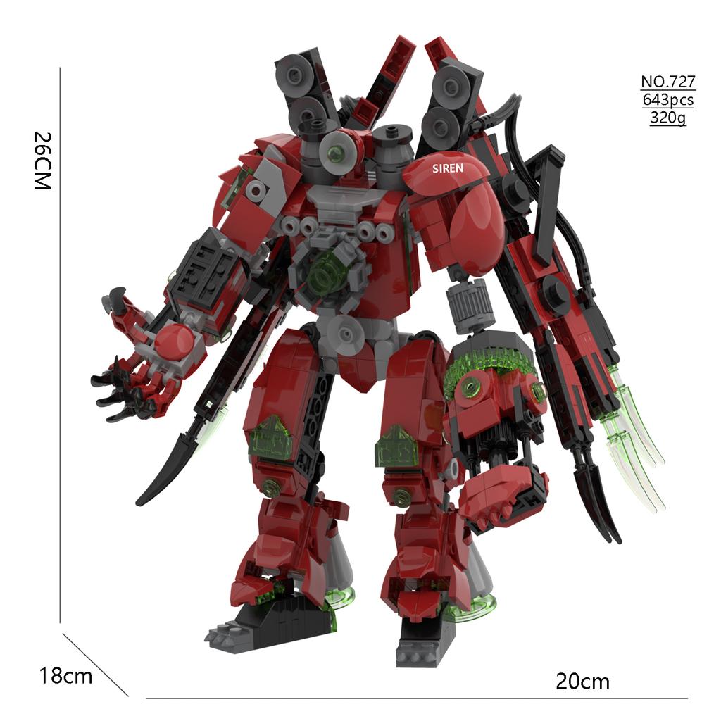 MOC Skibidi Toilet Głośnik Budowlany Model Tytana Tytan Człowiek Telewizor Tytan Człowiek Kamera Klocki Budowlane dla Dzieci Boże Narodzenie Prezent Urodzinowy