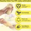 Squishy Handmade Yellow Big Chicken Stress Relief Toys Cure Offi Stress Reliever Vent Fidget Toys for Kids Adults Gift