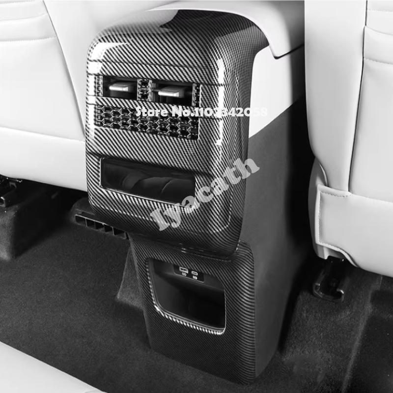 For BYD Equation Leopard 7 Titanium 7 2025 2026 Rear Air Vent Outlet Back Anti-kick Board Trim Protector Cover Car Accessories