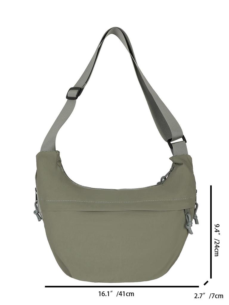 Japanese-Style Nylon Dumpling Bag - Large Capacity Youth Trend Crossbody and Shoulder Bag