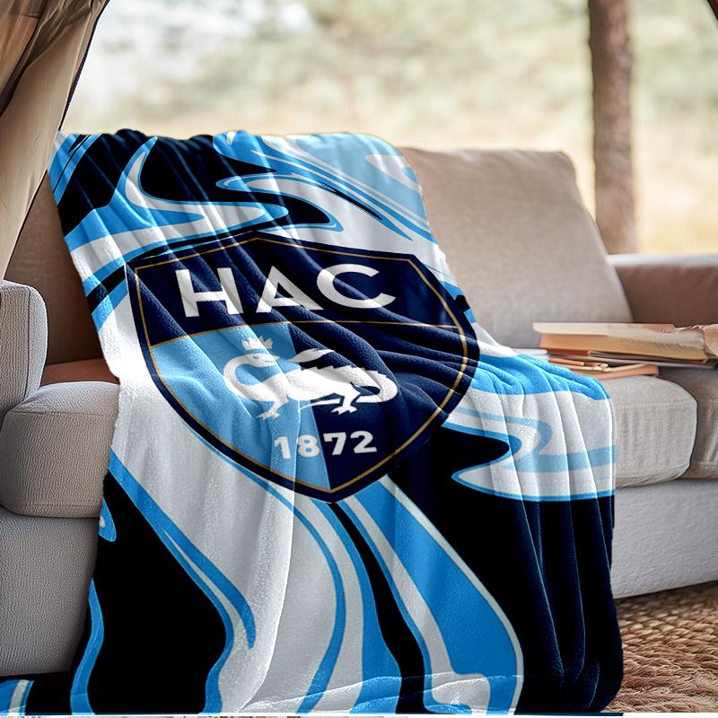Havre Crest Blanket Lightweight Ideal Bedding Blanket Perfect for Travel, Camping, Living Rooms, Offices, Sofas, Fan Christmas gift