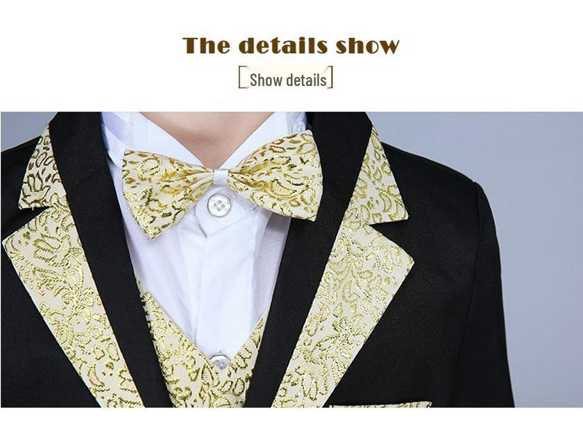 Children's Formal Suit: Flower Girl Dress & Boys' Piano Performance or Wedding Host Attire.