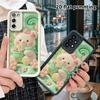 Phone Case: 2D Flat, Suitable for Samsung Galaxy A34 A35 M05 M06 S20 S22 S21 FE Plus 5G Protective Case, Holding a Little White Bear with Flowers, Per