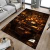 1PC Library Books Non-Slip Floor Carpet Compatible for Office&Living Room&Bedroom&Dining Room - Flat-Weave Machine-O344