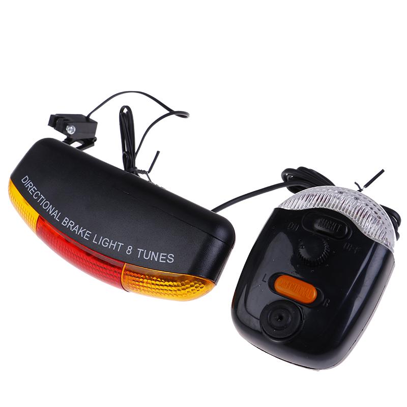 Pisca-pisca versátil para mountain bike + lanterna traseira para bicicleta + buzina