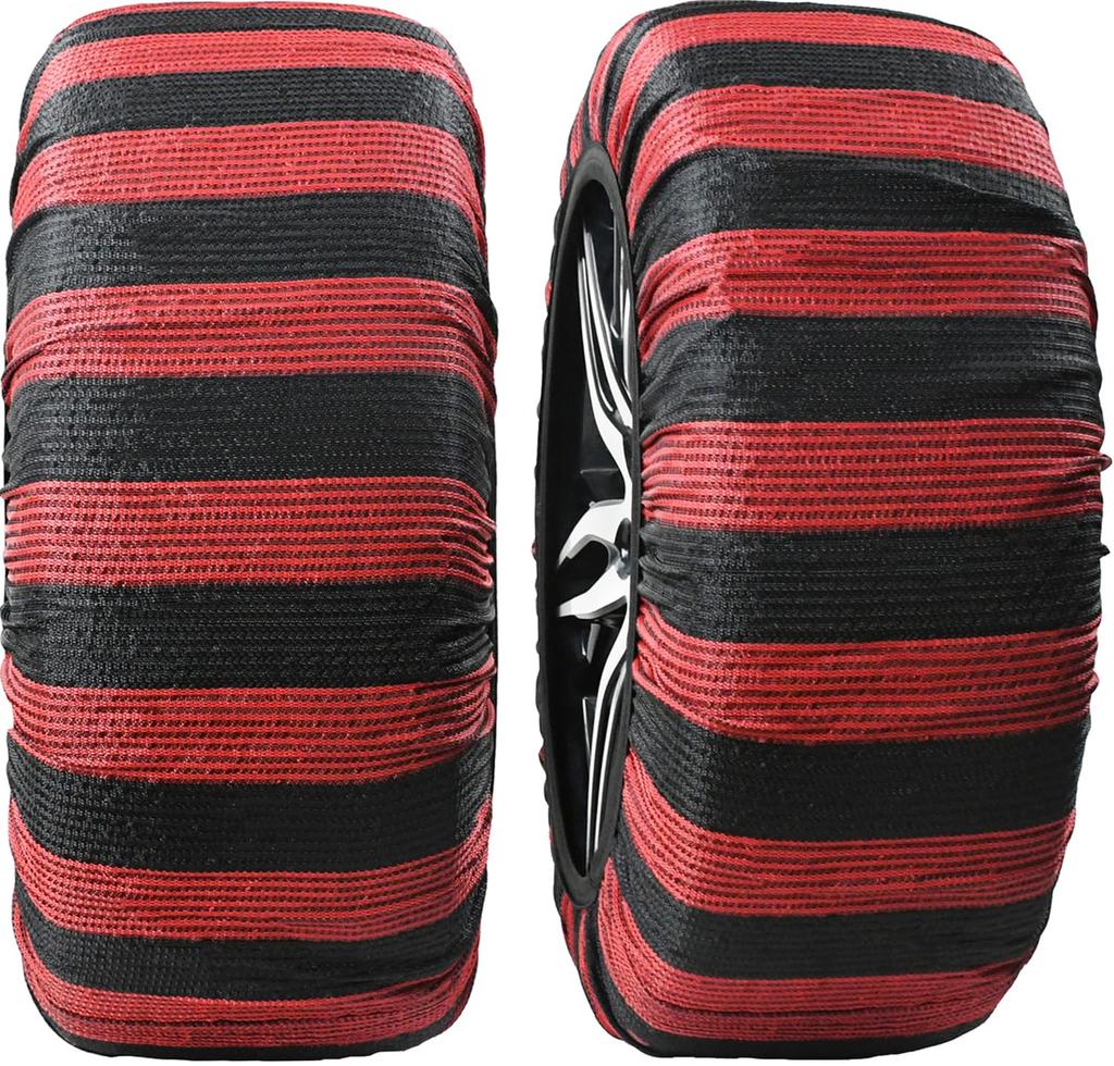 Cloth Snow Chains for Light Compliant with Easy Prevents Tire and Protects Against Winter Snow Non-metallic Vehicles, Regulations, Installation,