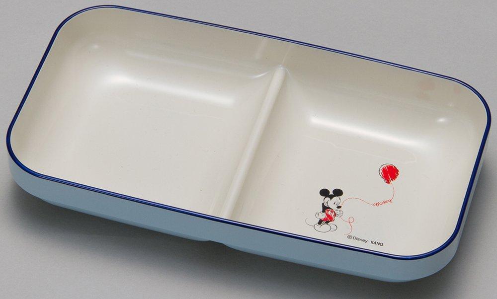 Kano Disney Balloon Series Kids Twin Mickey Mouse 73568 Plate, B, Blue,
