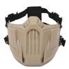 Half Skull Face Shield Tactics Protection Cover Guard Breathable for CS Outdoor Survival Game Cosplay