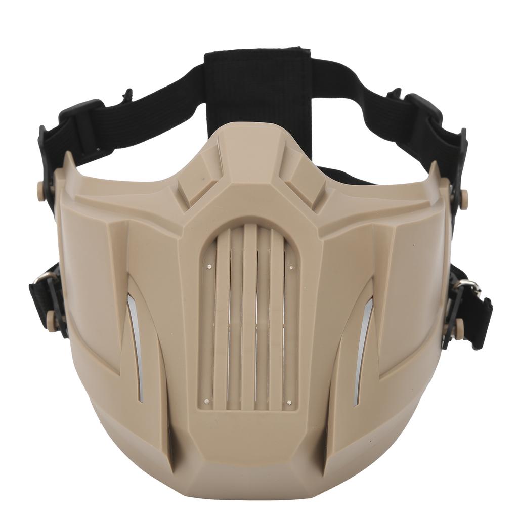 Half Skull Face Shield Tactics Protection Cover Guard Breathable for CS Outdoor Survival Game Cosplay