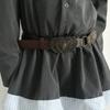 European and American Retro Street Fashion Hollow Ring Splicing Characteristic Waist Belt Versatile Bead Women's Belt