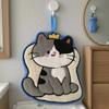 New Coral Fleece Cat Hand Towel Soft Thickened Bathroom Kerchief Strong Water Absorption Hanging Handkerchief Bathroom