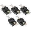 5Pcs American 3‑Holes Socket Gasoline Generator Accessory for 168f 188f 2 3 5 6.5KW 250V