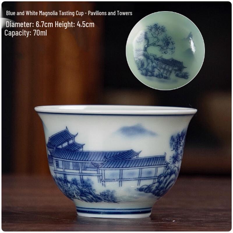 TIBORANG Retro Ceramic Kung Fu Tea Cup