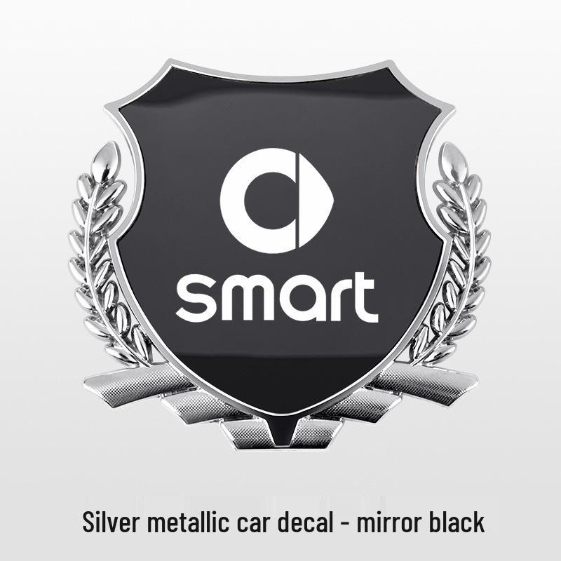 Smart Fortwo/Forfour Elf #123 Wheat Ear Side Emblem Metal Sticker