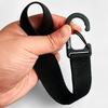 2pcs Multifunctional Webbing Spring Snap Hook Black Hanging DIY Backpack Keychain  for Electric Bike