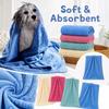 Cartoon Bunny Print Dog Pet Bath Towel Absorbent Towel
