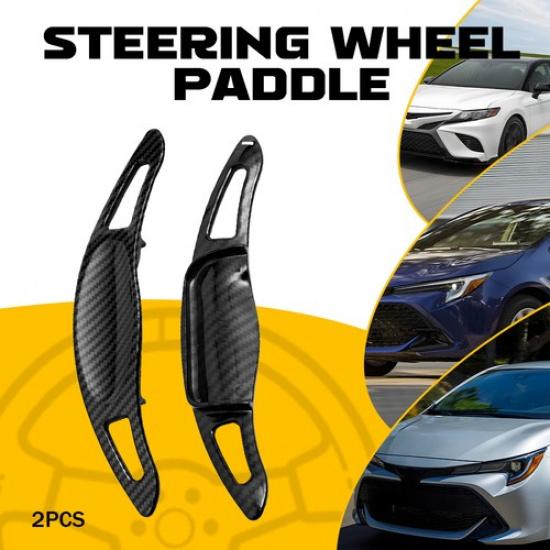 2x FOR 2018-25 Toyota Camry Car Steering Wheel Shift Paddle Shifter Extension EK