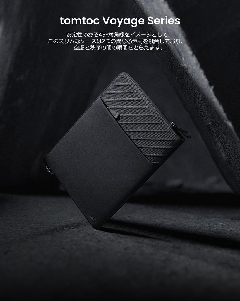 tomtoc Schlanke Laptoptasche für MacBook Air MacBook Pro 13 und Surface und schützende Laptop-Hülle Voyage-A10 13-Zoll M4/M3/M2/M1 (2025-2018), M2/M1