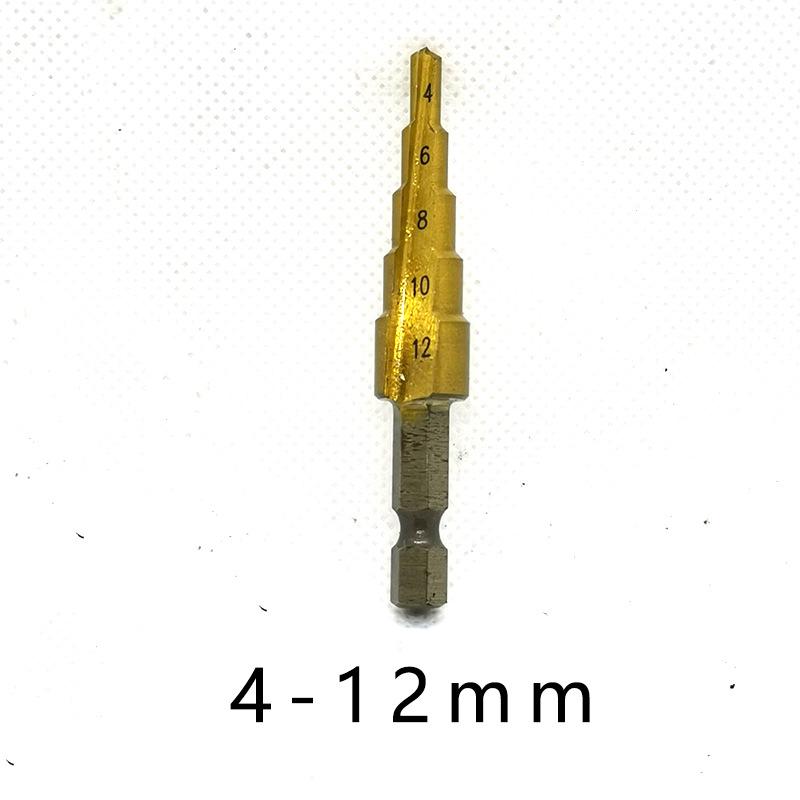 Hex Shank Pagoda Step Drill Bit for Metal