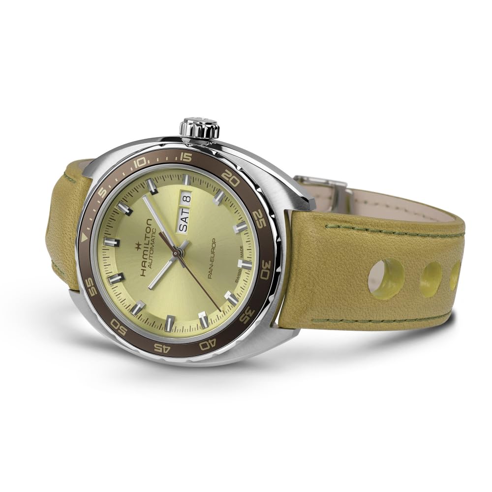 HAMILTON Uhr Normale Garantie American Classic Pan Euro Day Date Mechanisch Automatischer Aufzug H35445860 Gent Importiert [Hamilton] [Normales Produkt]