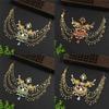 New Chinese-style, Trendy, and Regal Tassel Necklace, a Decorative Accessory for the Forehead, Suitable for Weddings, Festive Occasions, and